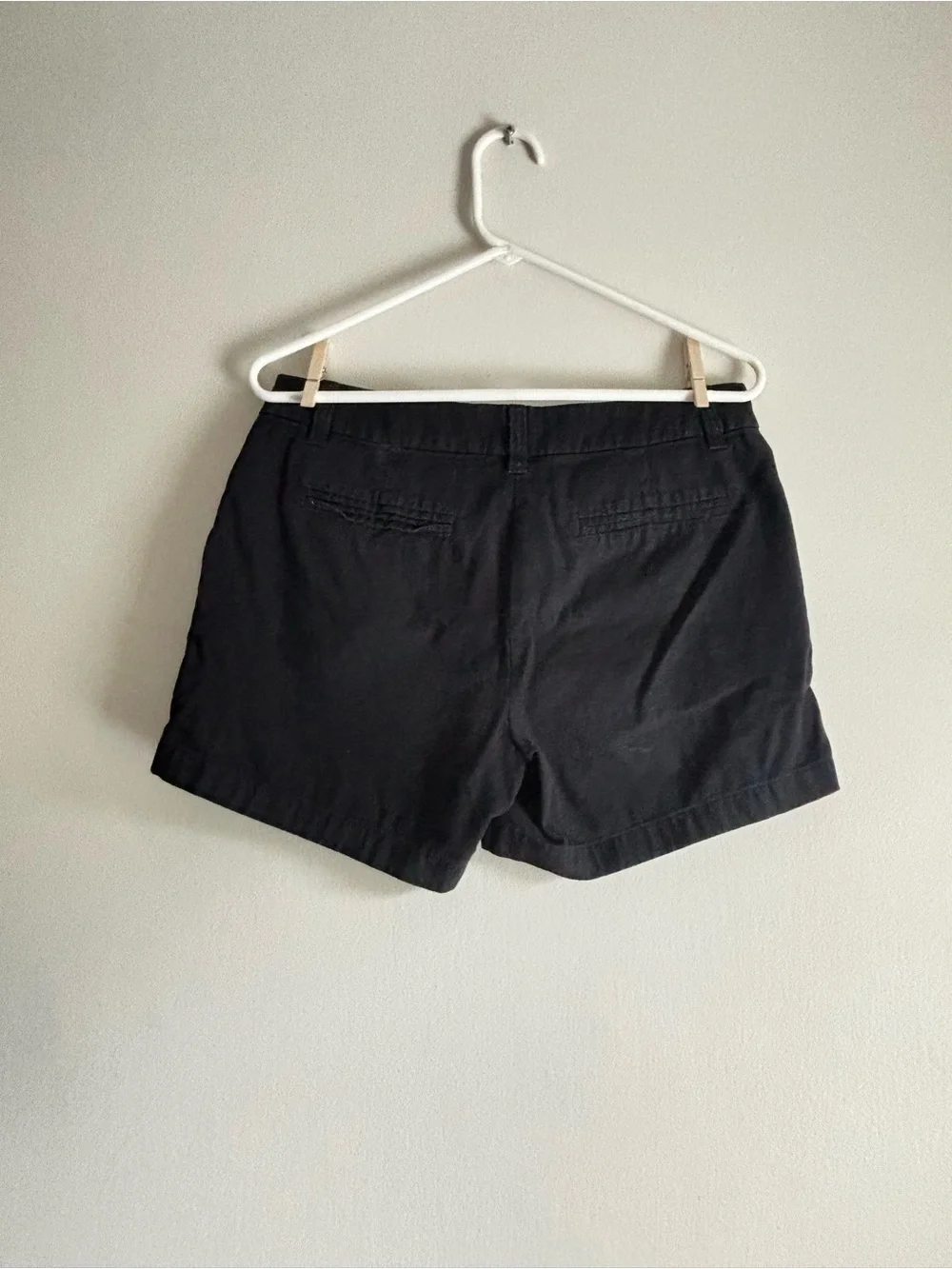 J. Crew Navy Cotton Bermuda Shorts